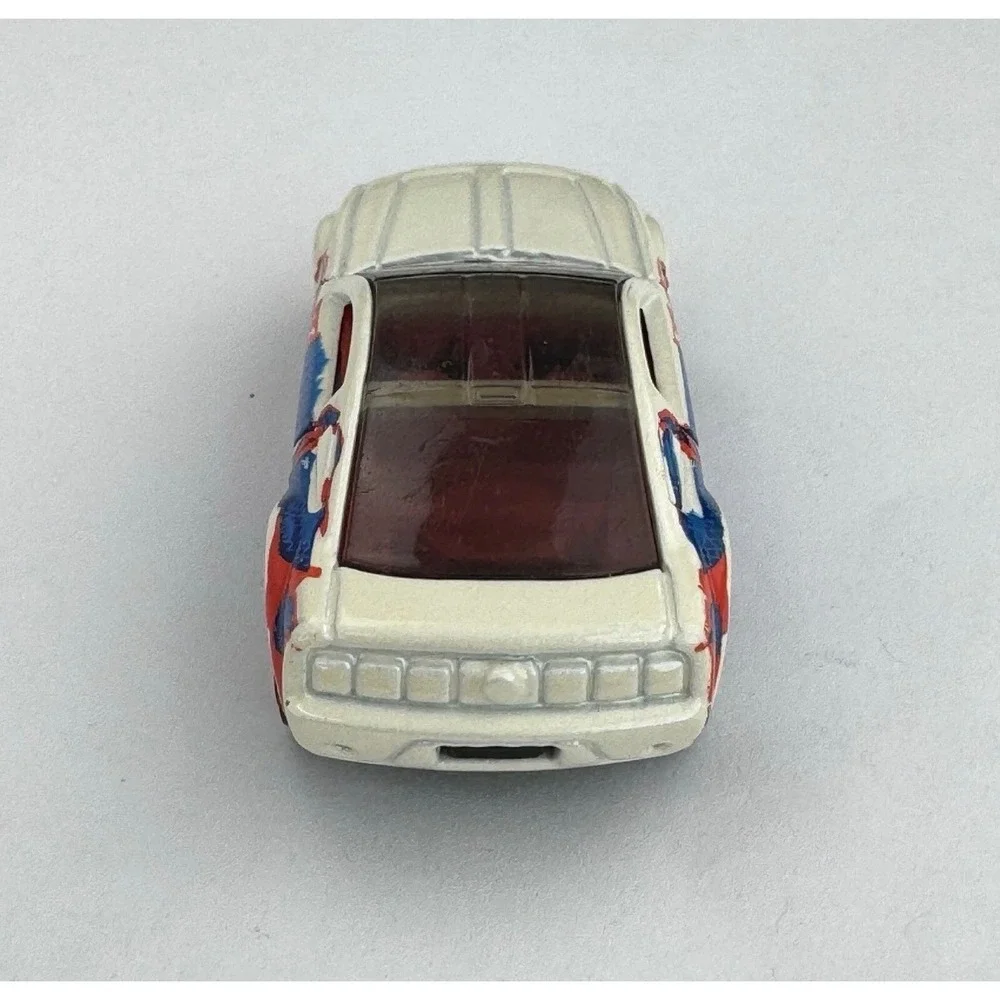 Hot Wheels Mustang GT Concept White Blue Red Graphic 2008 Mystery Cars 1:64